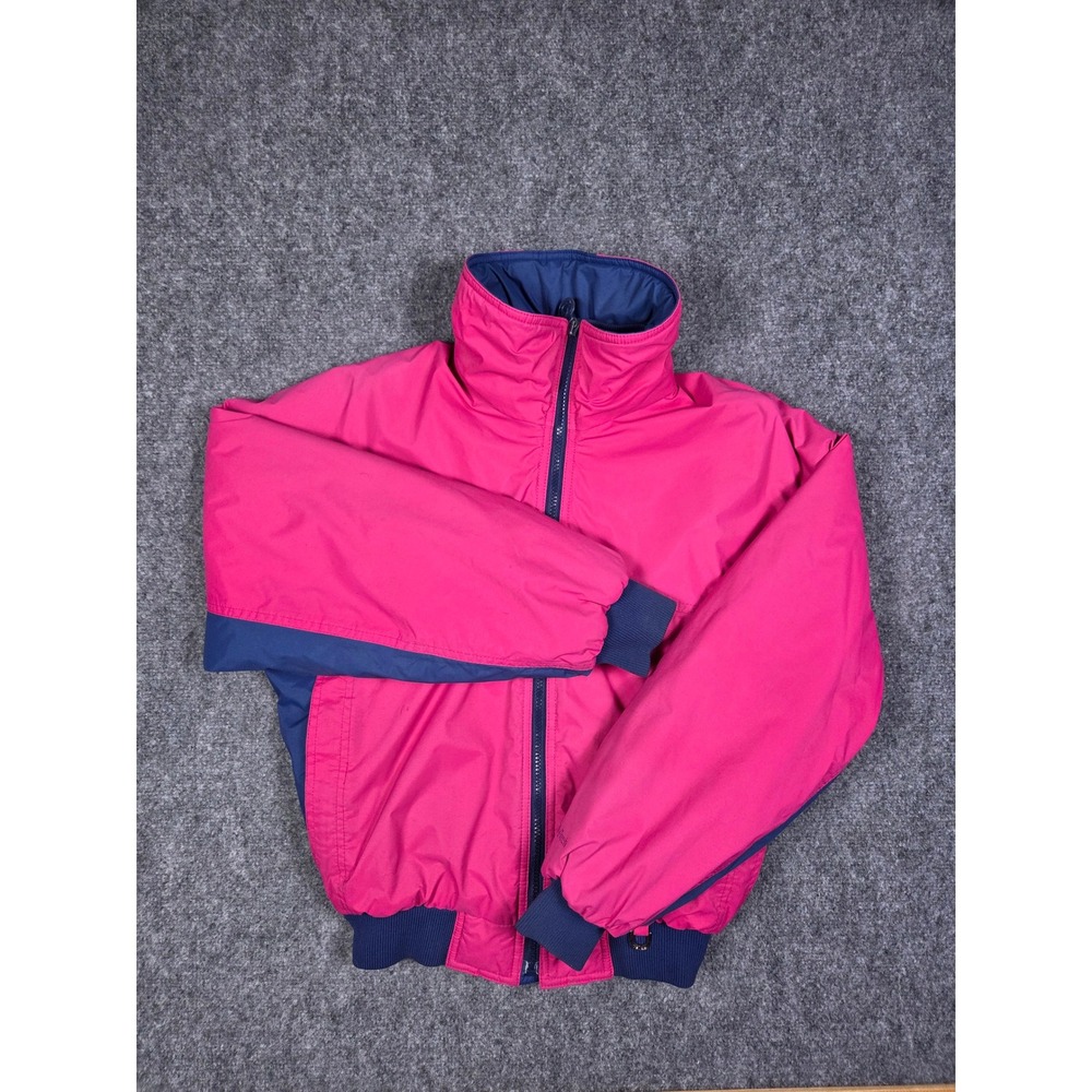 Vintage 90s Helly Hansen Women's Size 6 (S) Pink Navy Thinsulate Ski Jacket